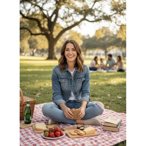 J. Crew Jackets & Blazers - J‎ Crew Denim Jacket Blue Jean Trucker Style Button Up Women's Small Normcore